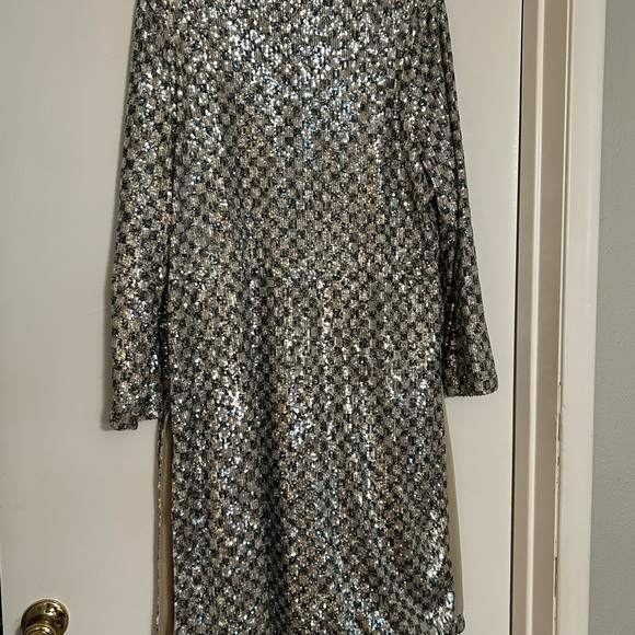 Steve Madden Sequin Show Stopper Duster Size Small - Picture 2 of 10